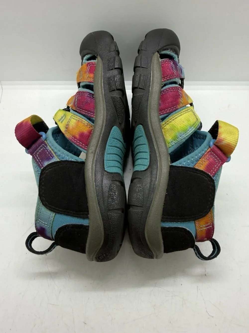 KEEN Big Kids Shoes Newport H2 Rainbow Tie Dye Water Sandals US 2/EU 34 1018441
